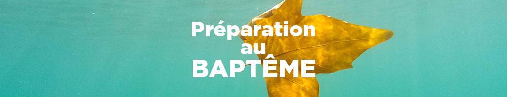 Préparation au baptême